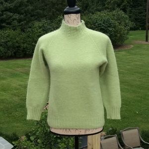 Women’s Harley Wool/Angora Lime Green Sweater Sz S